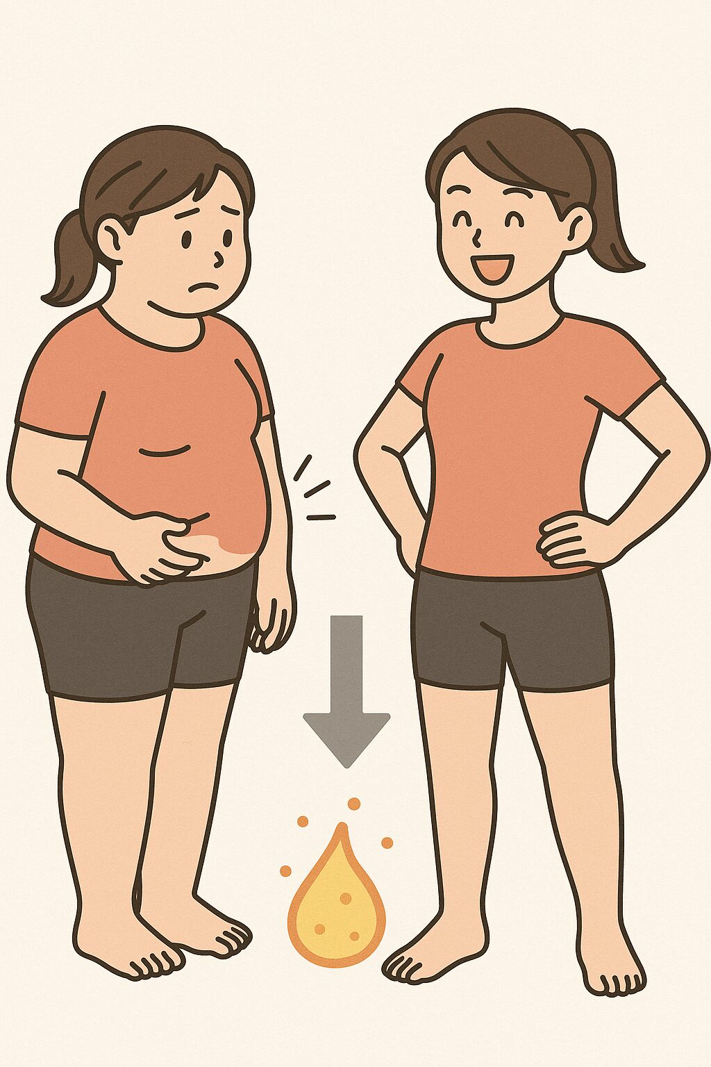 【必見】体脂肪が落ちるメカニズム