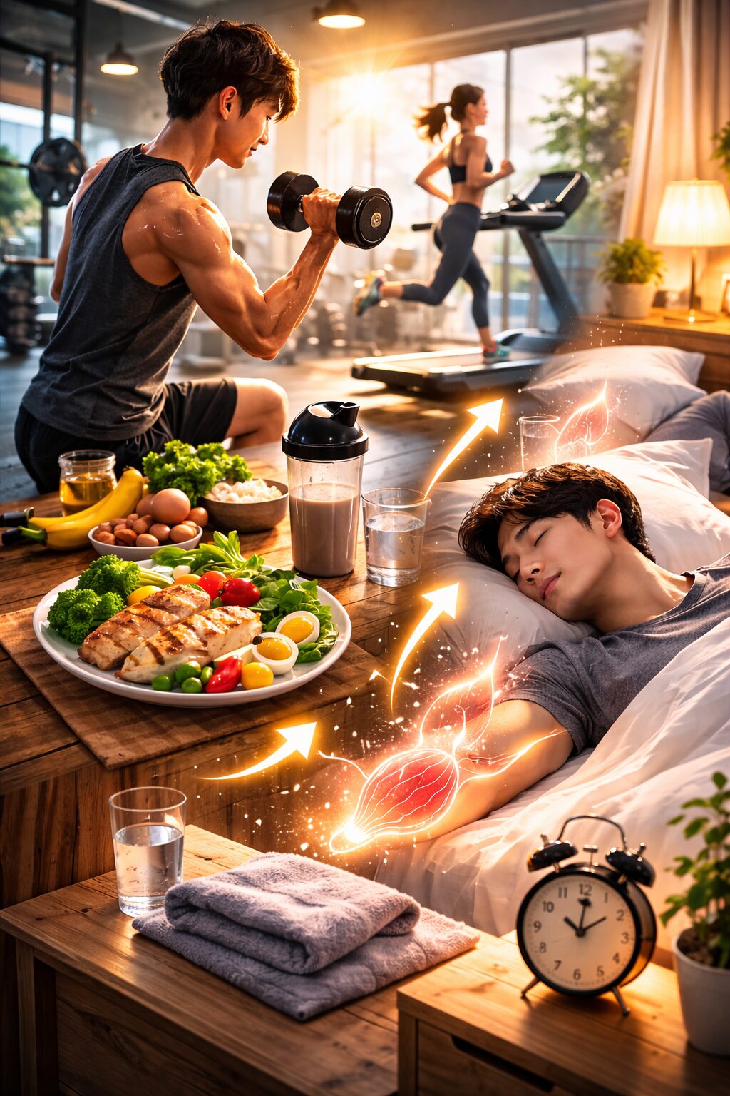 筋肉はいつ成長してるの？