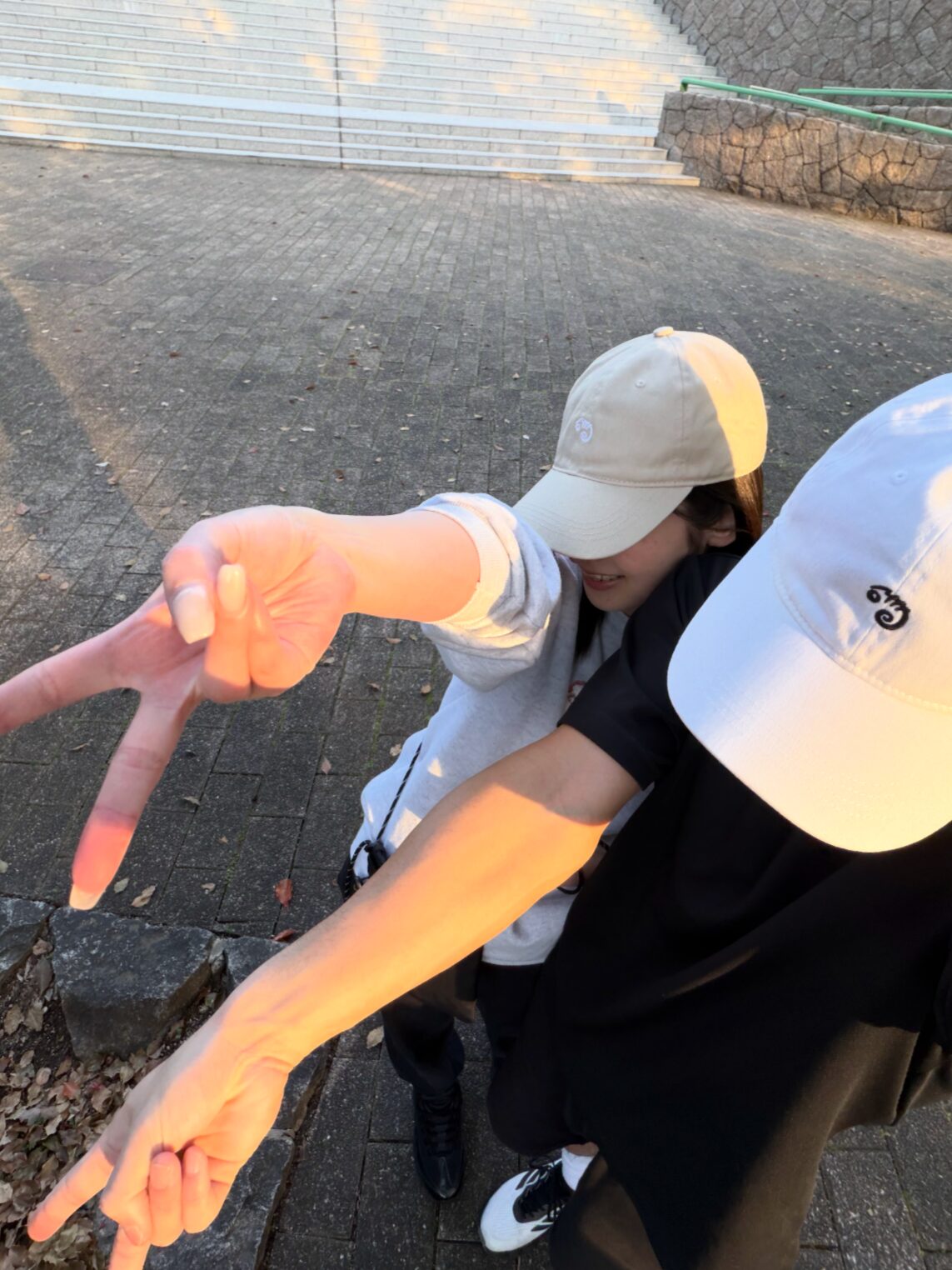 お花見をしました