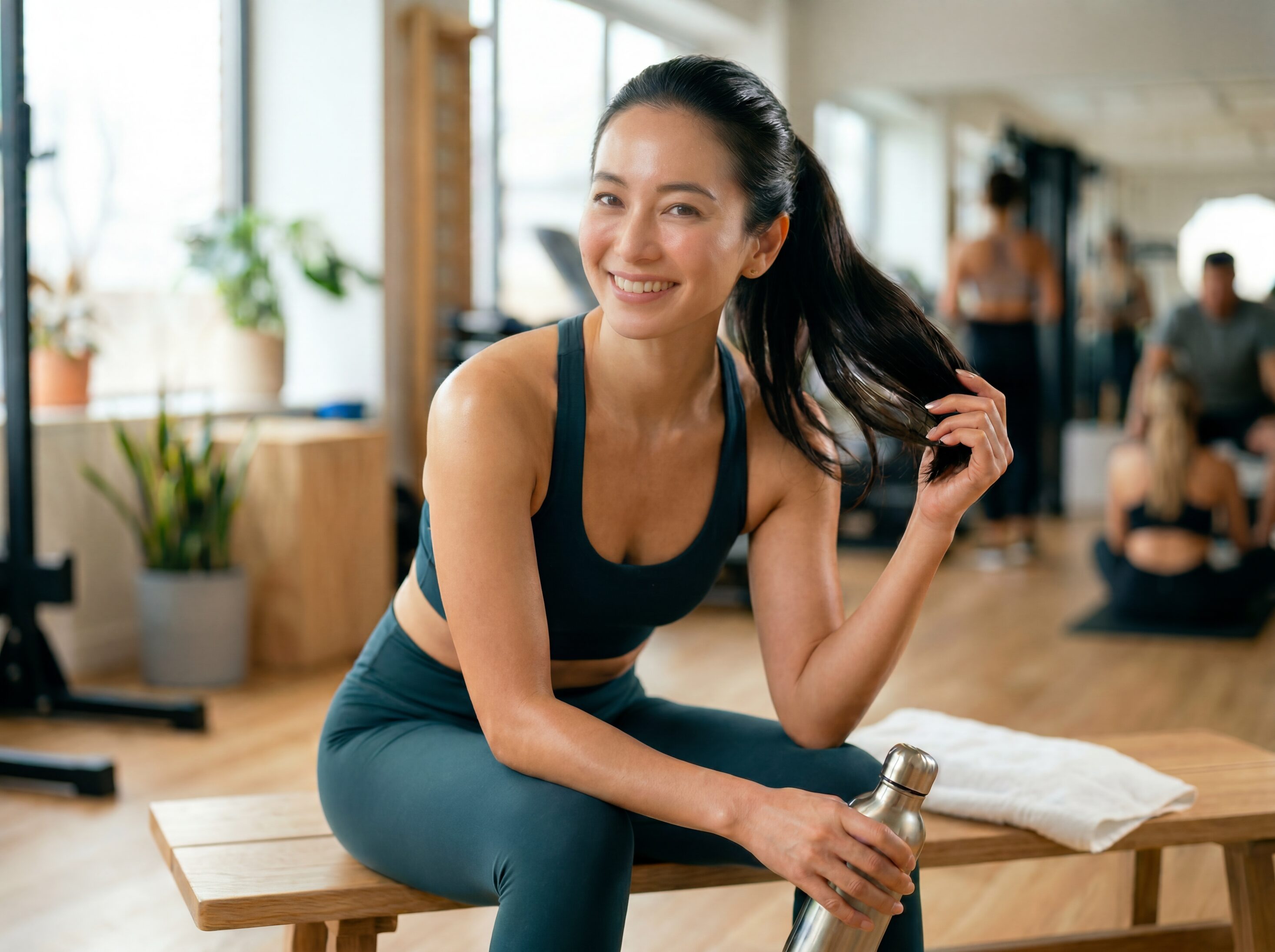 運動で美肌と美髪を手に入れる秘訣