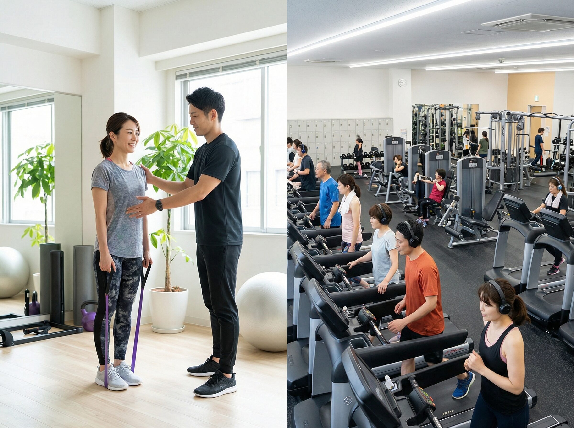 パーソナルジムと普通のジムの違いとは！？