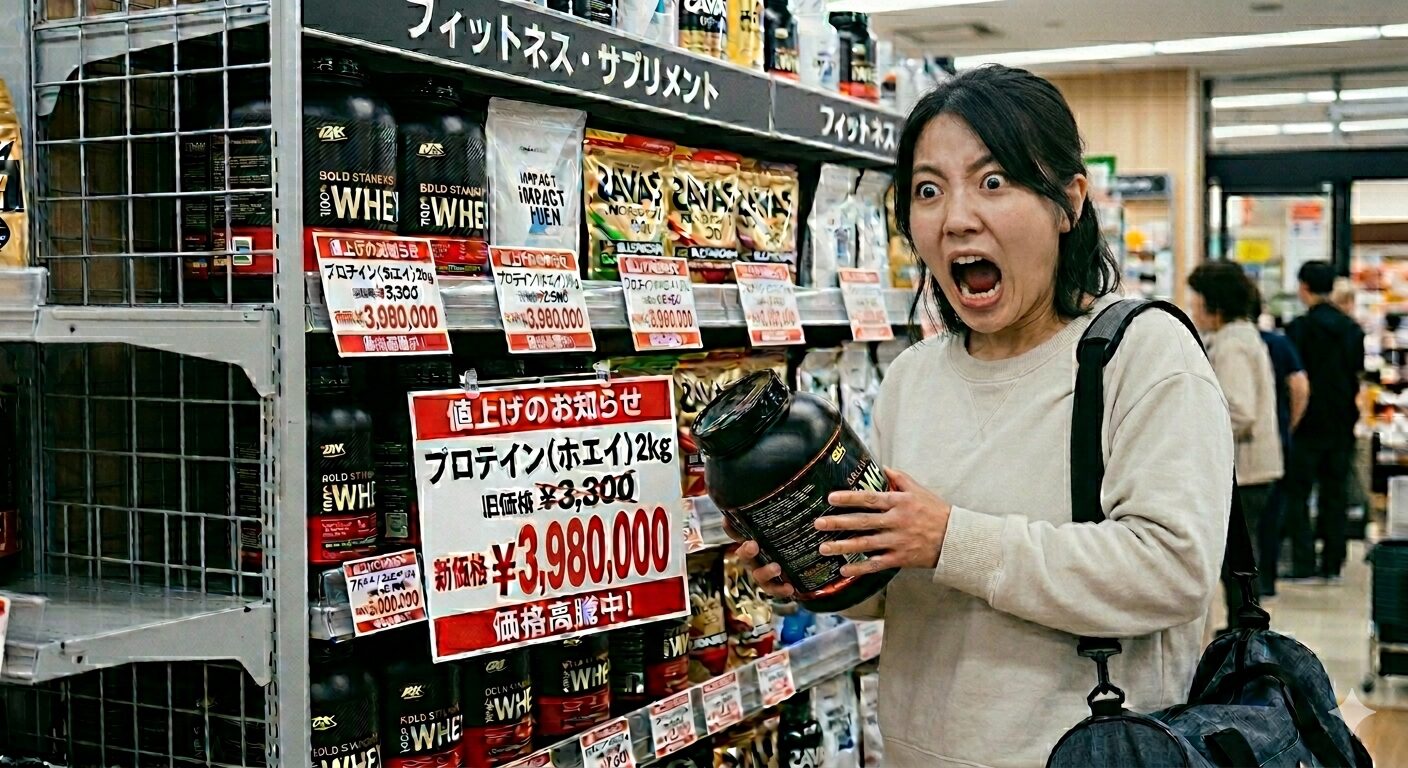 プロテインの値上がりは筋肉の価値向上を示しています