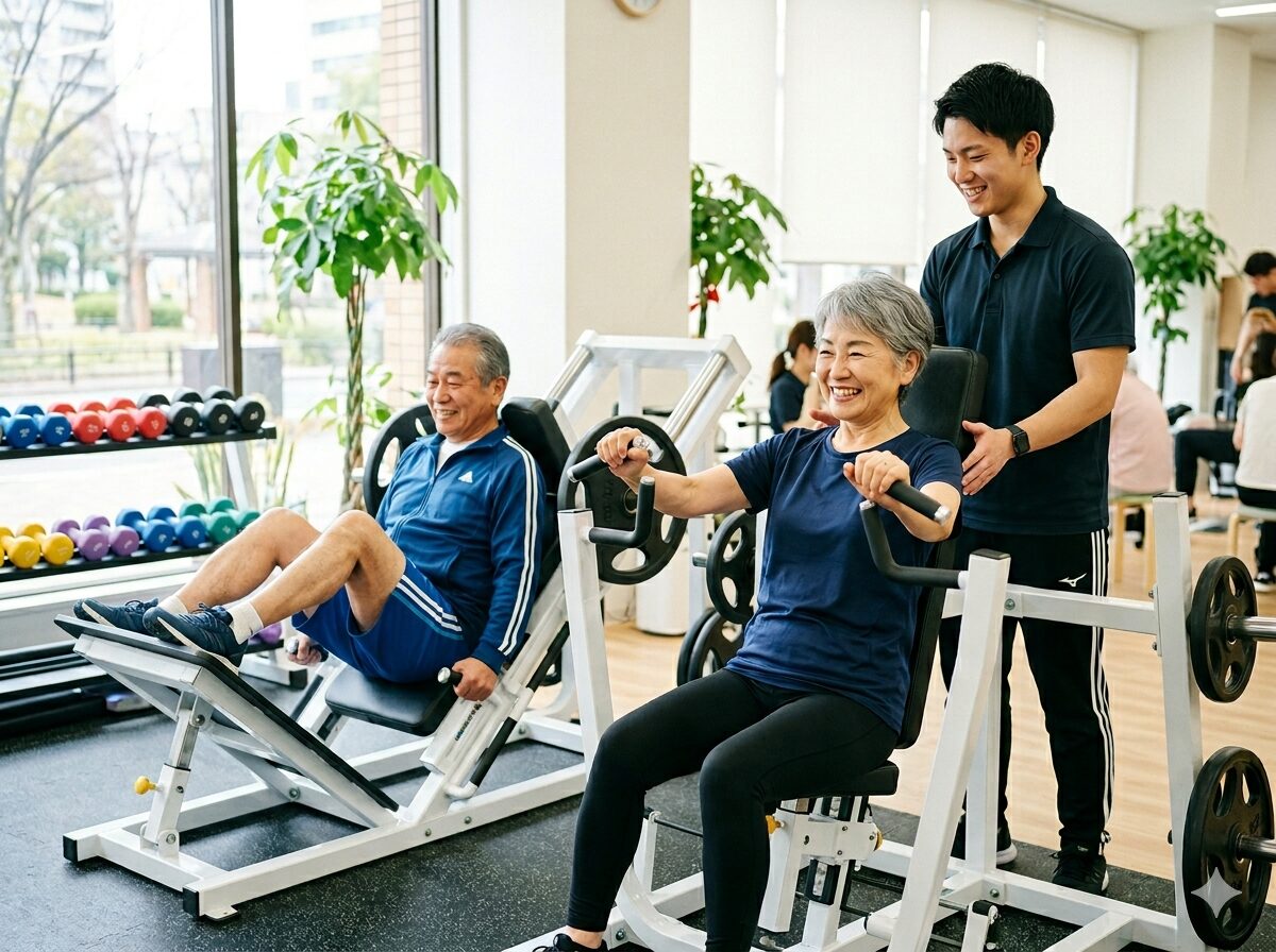 高齢者こそ筋トレが大切！人生100年時代のウェイトトレーニング