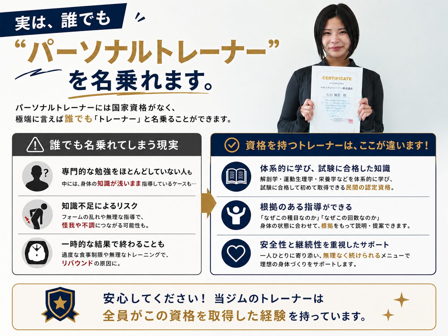 身体を任せる前に知ってほしい「トレーナー選び」の話