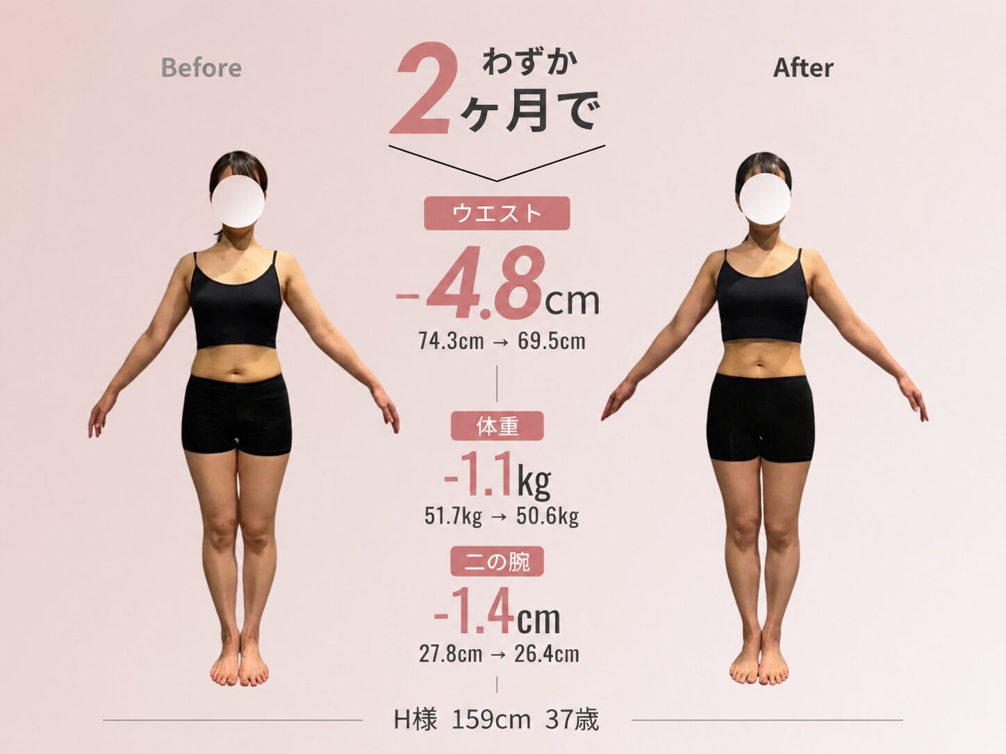 会員様のダイエットチャレンジ🔥