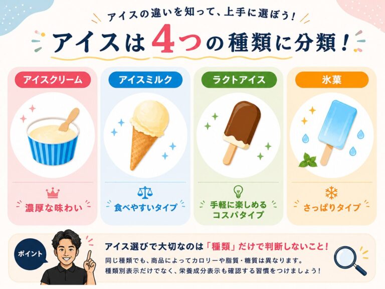 選ぶが勝ち！ボディメイク中のアイス選びのコツ◎