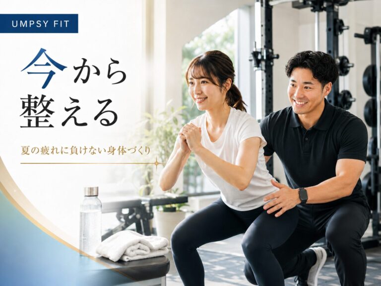 【夏本番】今こそ整えたい、疲れにくい身体づくり