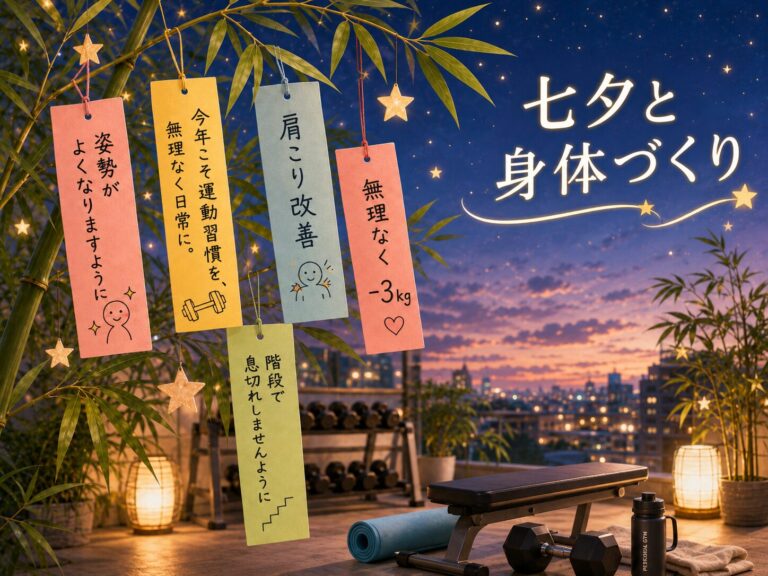 七夕の願いごとを、身体づくりの一歩に。