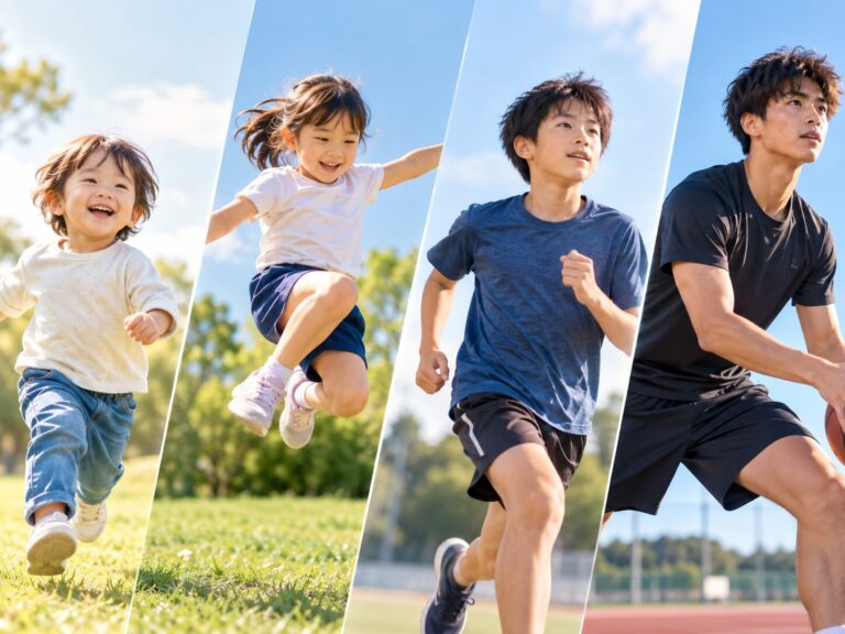 子どもの運動能力、何歳で何が伸びる？