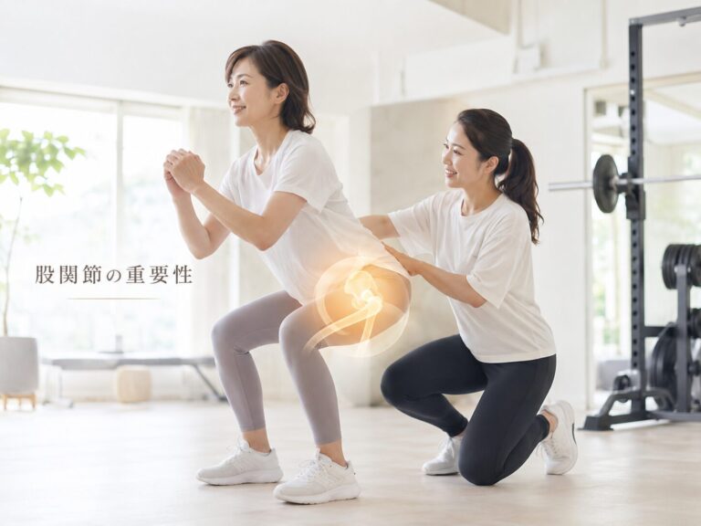 腰や膝が疲れやすい人は要注意？股関節の重要性