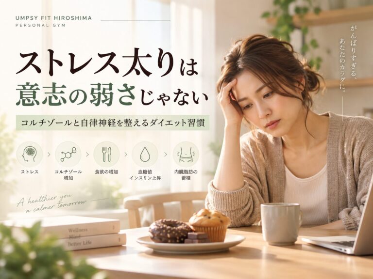 ストレス太りの原因は意志じゃない！脂肪を溜めるホルモンの正体