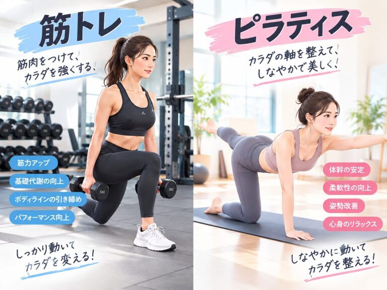 ピラティスと筋トレの違い